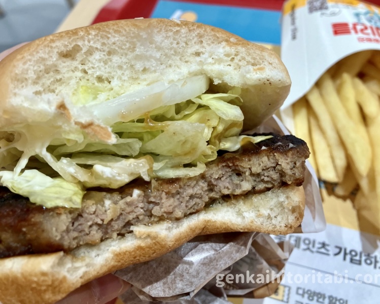 韓国限定ロッテリアのプルコギバーガーの本音レビュー。in仁川空港第２ターミナル
