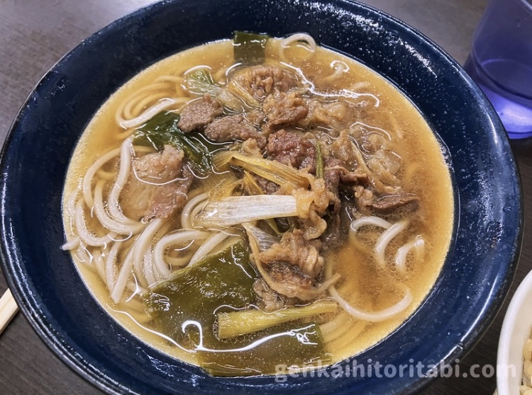 ローカルグルメ 博多うどん 牧のうどん