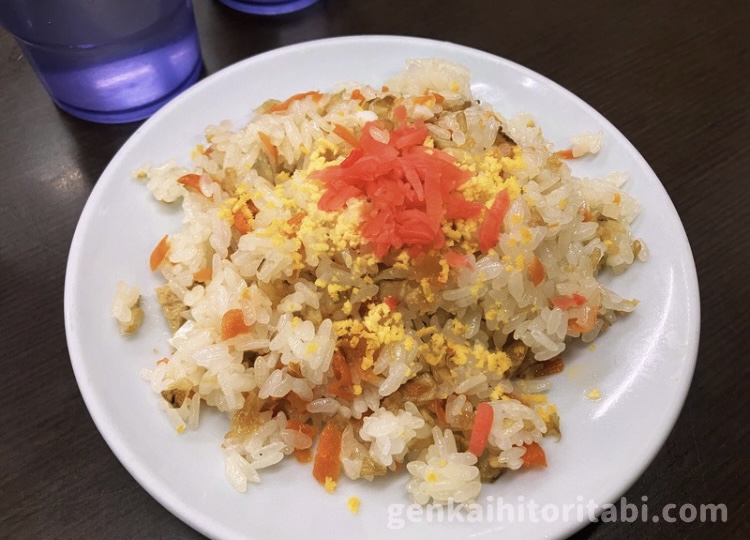 博多うどん牧のうどん サイドメニュー ちらし寿司