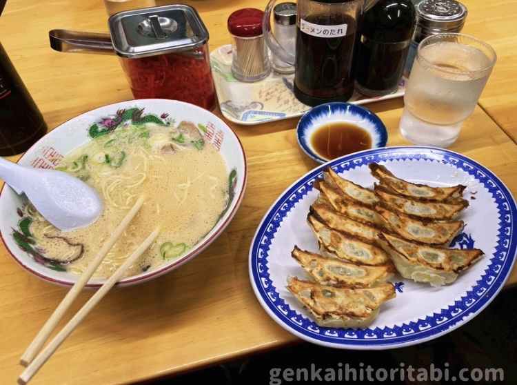 福岡旅行おすすめ 豚骨ラーメン 一心亭